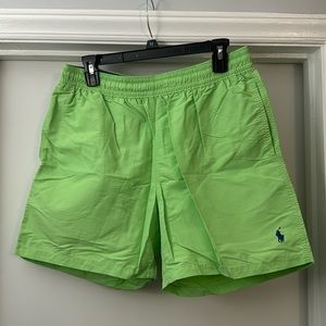 Men’s Lime Green RL bathing suit